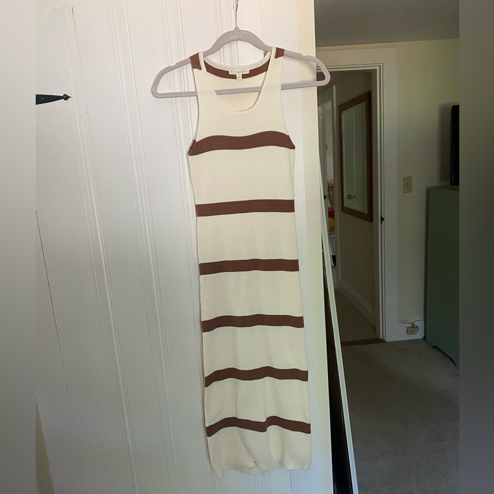 Long Striped Maxi Dress